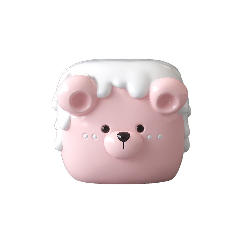 크림 바람 가정용 곰 신발 의자 문 가구 귀여운 창조적 인 앉아 부두 거실 동물 앉아 의자 소파 사이드