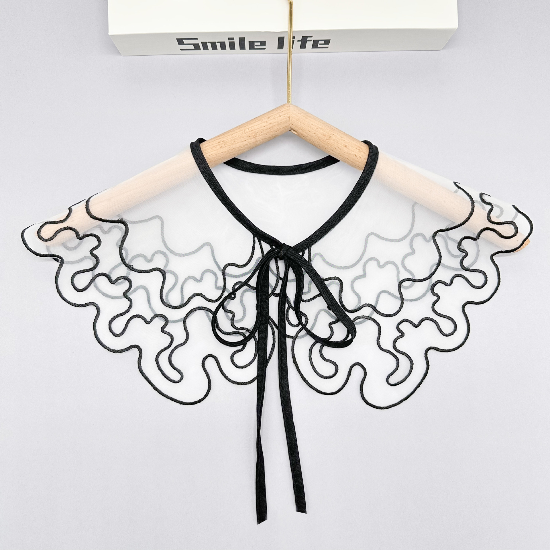 Primavera y verano gran chal de protección solar damas collar falso collar de camisa falsa collar de camisa collar pequeño collar de decoración fragante image 1