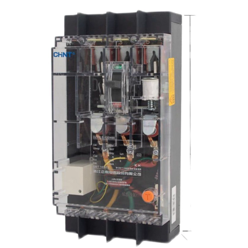 Chint прозрачный автоматический выключатель в литом корпусе DZ15-100/3901 2P3P100A32a63A общий воздушный переключатель трехфазный