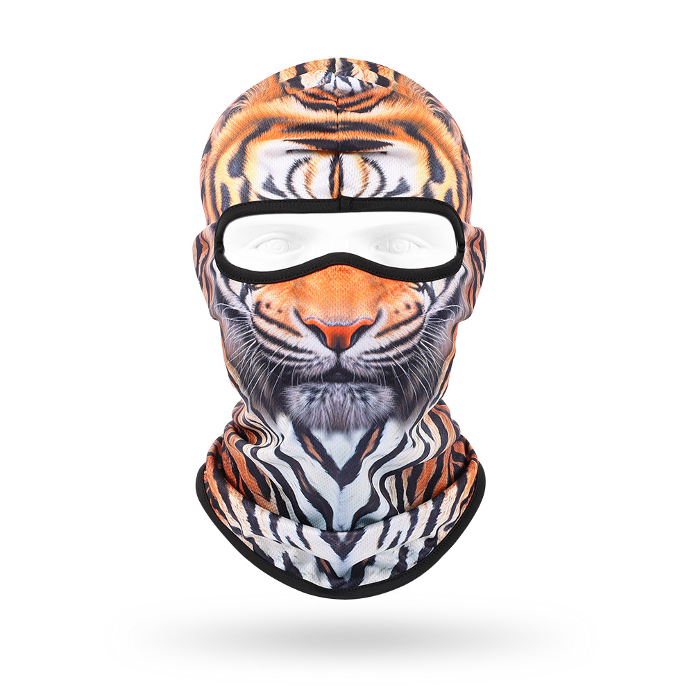 Sudor absorbente máscara transpirable de secado rápido para hombres y mujeres ciclismo al aire libre bicicleta protección solar sombrero lindo mascota sombrero animal bufanda