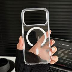 iphone17promax透明magsafe强磁吸手机壳苹果不发黄亚克力手机套