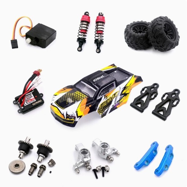 Suchiyu Remote Control Car Shell Accessories 161012-3 Steering Gear Steering Cup Motherboard Tire Differential Gear Drive Shaft