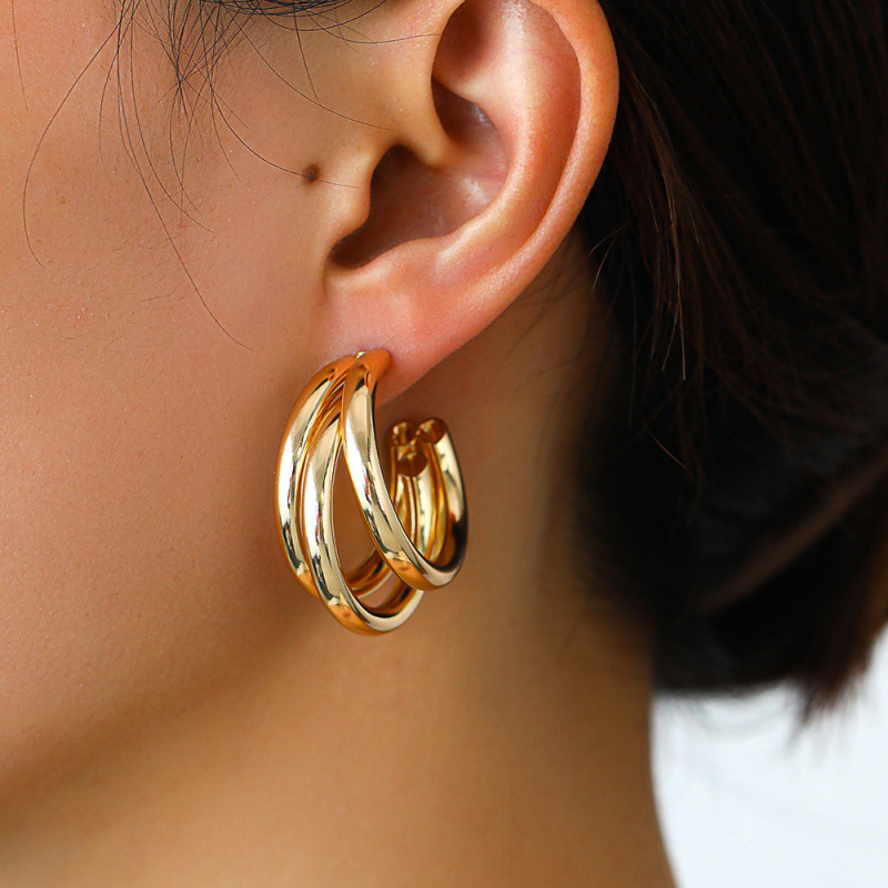 brand retro trend earrings