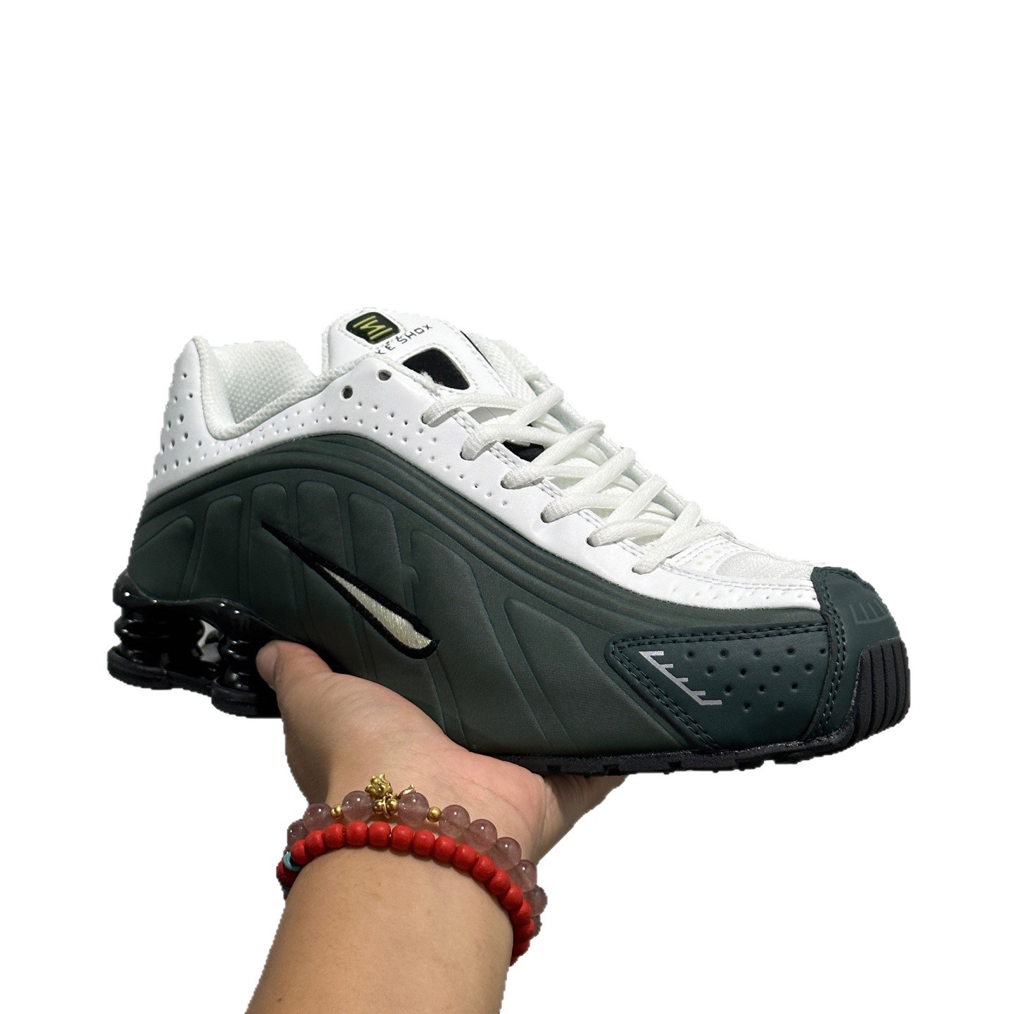 Tenis de Running con Cámara de Aire SHOX R4 Malla y Caucho Transpirable, Antideslizante para Correr y Deportes