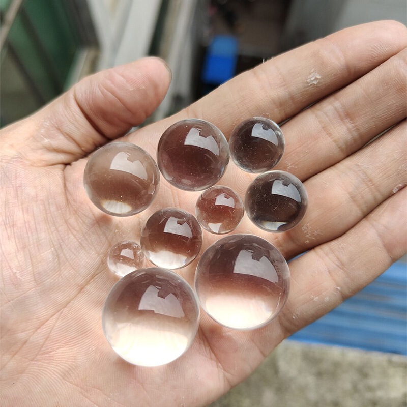 20mm Transparent Crystal Ball Light Ball Ornaments Magic Beads Size Ball Props Photography Solid Glass Ball