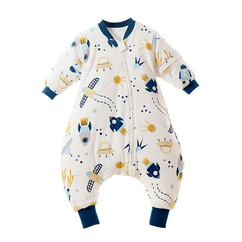 Love Poem Miao Autumn and Winter Baby Sleep sack A Class Pure Cotton Antibacterial Children's Divided Leg Sleep sack Cartoon Baby Constant Temperature Anti-Kick Blanket