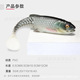 Shallow diving Paddle Tail Lures 10 Colors Soft Plastic Baits Bass Trout Saltwater Sea Fishing Lure