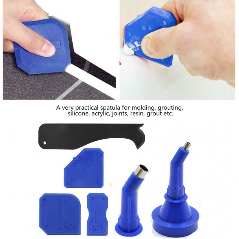 美缝工具6件套玻璃胶刮板塑料刮板SEALANT SCRAPER
