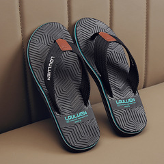 New summer flip-flops for men, non-slip outer wear, Korean version eva beach slippers, men's sandals, flip-flops, fashionable men's shoes