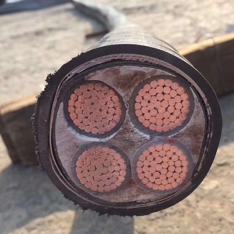 电力电缆厂家YJV22 4芯*150 185 240平方地埋铠装电缆 铜芯电缆线