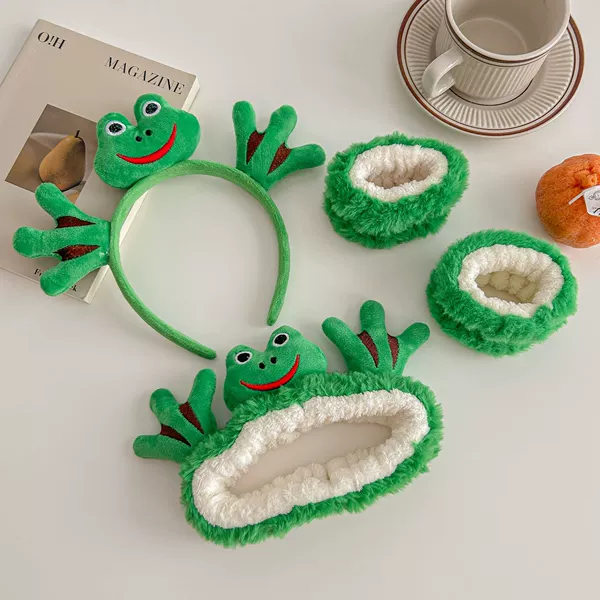 2# Dark Green Frog Three-piece Set