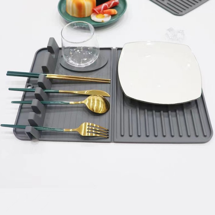 회색/실리콘 드레인 패드