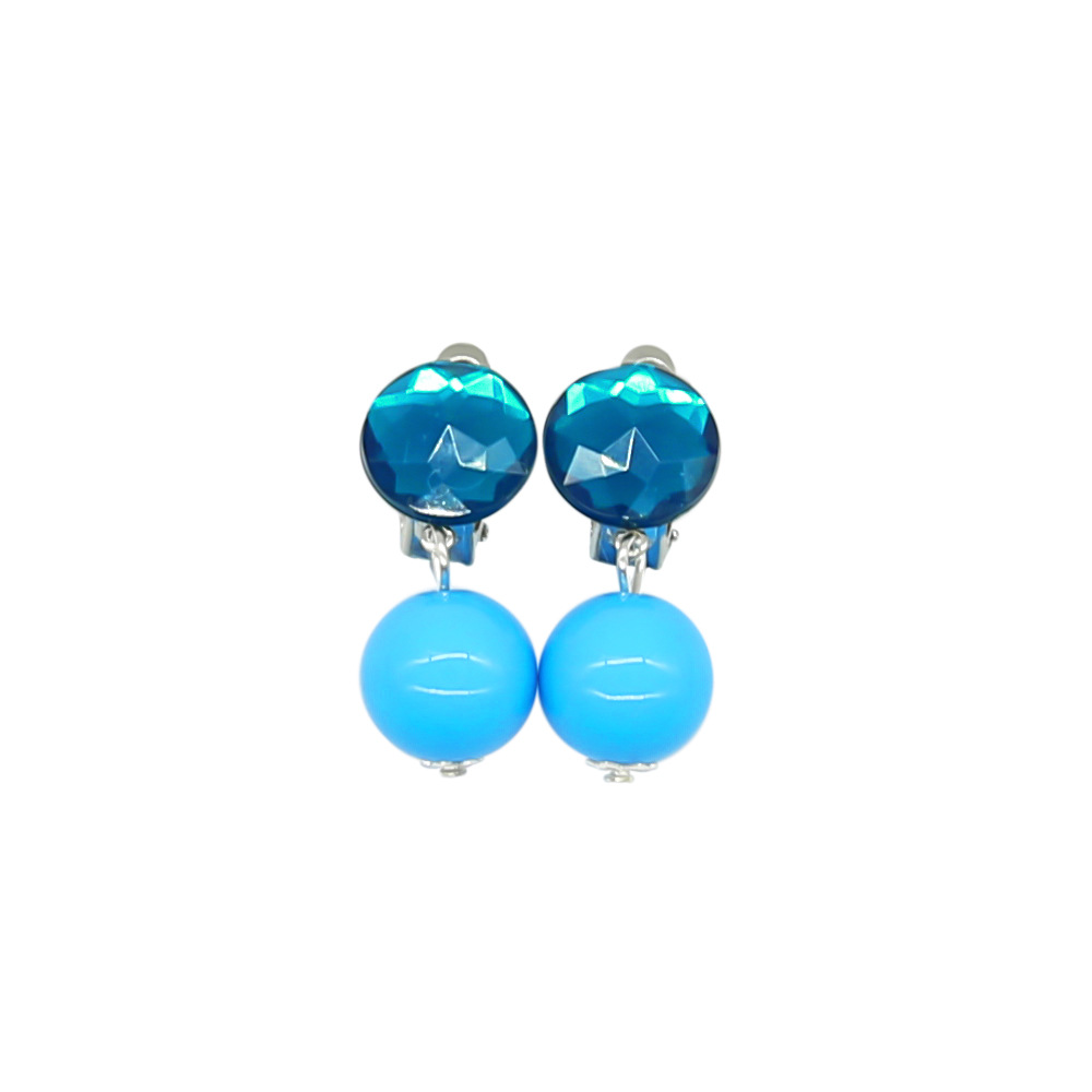 Сапфировые серьги, клипсы