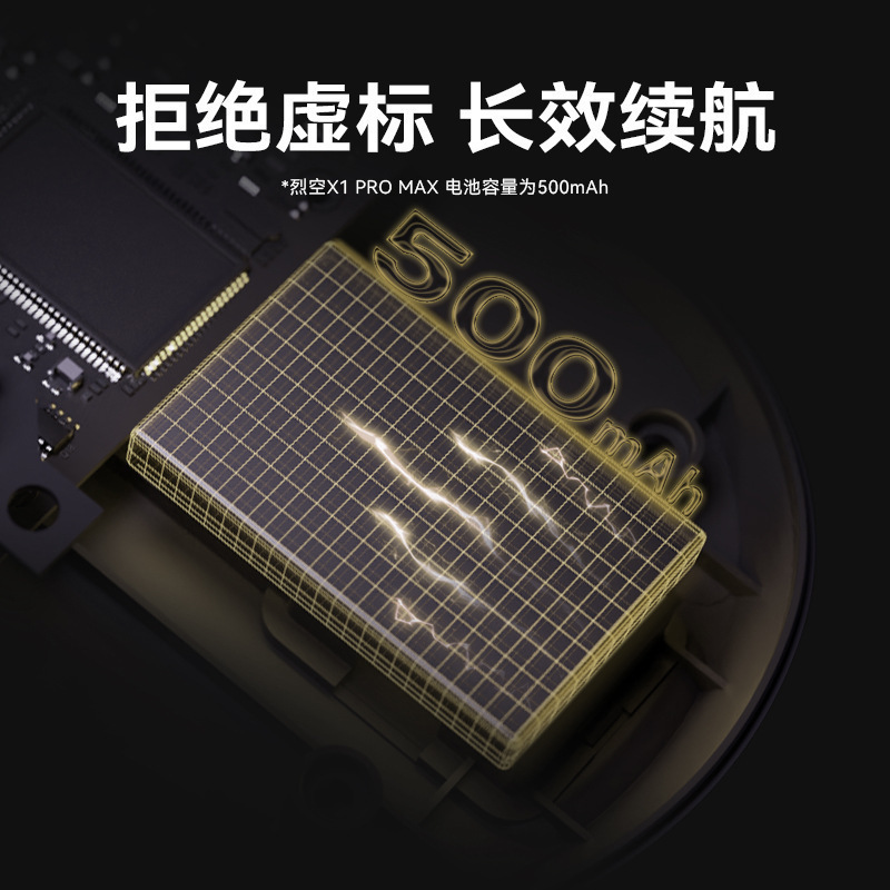 烈空X1 三模无线鼠标无孔轻量化 游戏电竞办公人体工学中大手其他|undefined