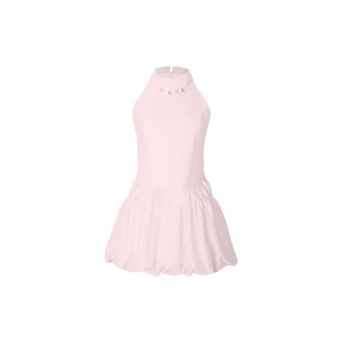 French sleeveless V-neck dress for children's summer 2025, petite size, waist-cinching, full skirt, temperament, hydrangea dress