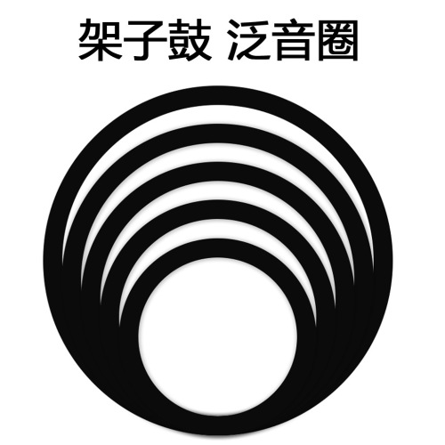 Wholesale drum silencer coil overtone coil weak voice coil snare drum damper 10 12 14 16 inch silencer coil set