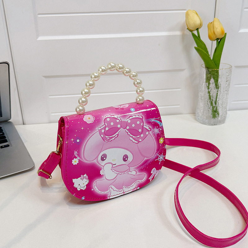 2024 caricatura Kulomi bolso de hombro para niños niñas adorables coreanos en jardín de infantes con bolso de cinturón