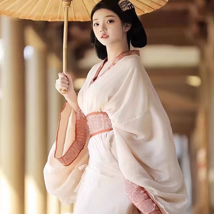 Warring States Robe Hanfu 2025 New Model Hanfu Ancient Costume Straight Hem Robe with Trailing Tail Warring States Hanfu Ancient Costume Han Dynasty Clothing