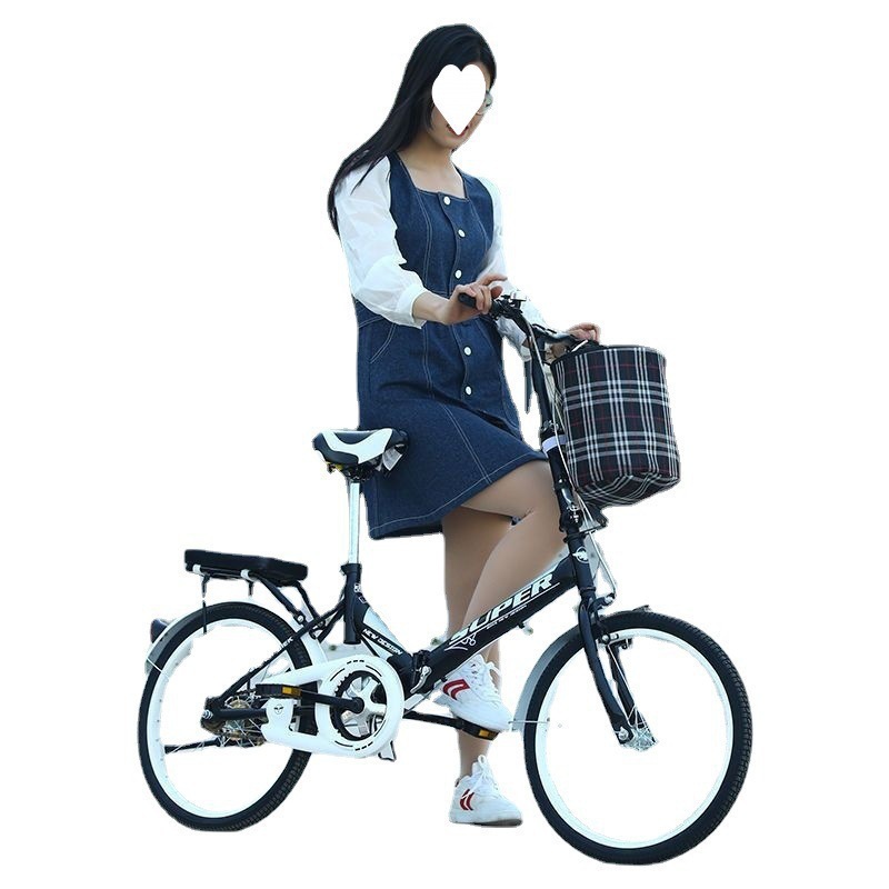 小型自転車女子折り畳み成人自転車免震20インチ青少年中学生都市通勤車|undefined