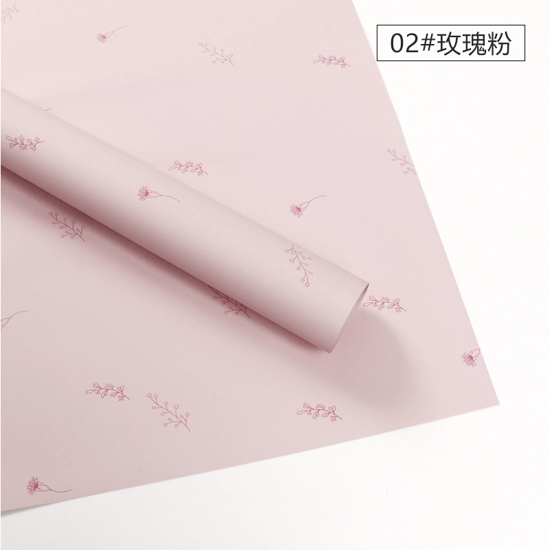 Papel de Regalo para Flores, Impermeable, para Ramos, Papel Mate para Floristería, Venta Caliente Transfronteriza