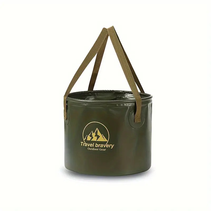 Portable Foldable Camping Bucket Large Capacity For Outdoors_voghion.com