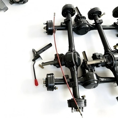 and Rear Axles, Motorcycle Walking System Parts