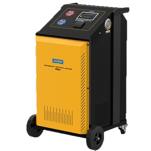 Autool LM708 automóvil aire acondicionado refrigerante recuperación máquina de llenado equipo de purificación tubería desmontaje libre refrigerante máquina de llenado