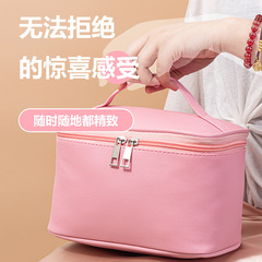 跨境四方化妝包外貿洗漱包仿PU大小號手拿旅行便攜式化妝品收納包