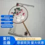 半透明子图竹制舞蹈扇子