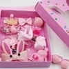 Children's gift box, cute set, hair rope, cloth, hairpins, hairgrip with bow, Birthday gift, Korean style