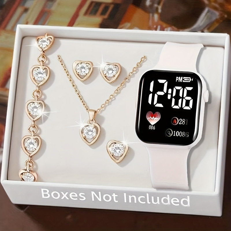 2026 nuevo conjunto de amor cuadrado moda deportes juveniles estudiantes multifuncional relojes electrónicos fabricantes al por mayor