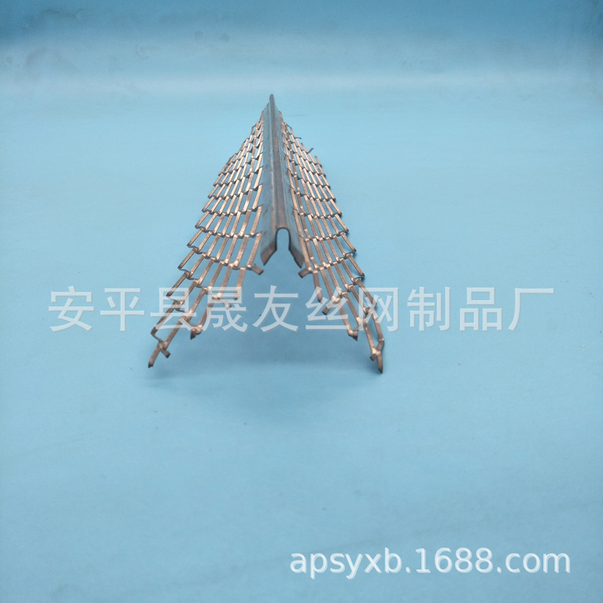 供应楼梯拉网护角 踏步防撞 棱形护角网 抹灰停止网 出品菱形孔网