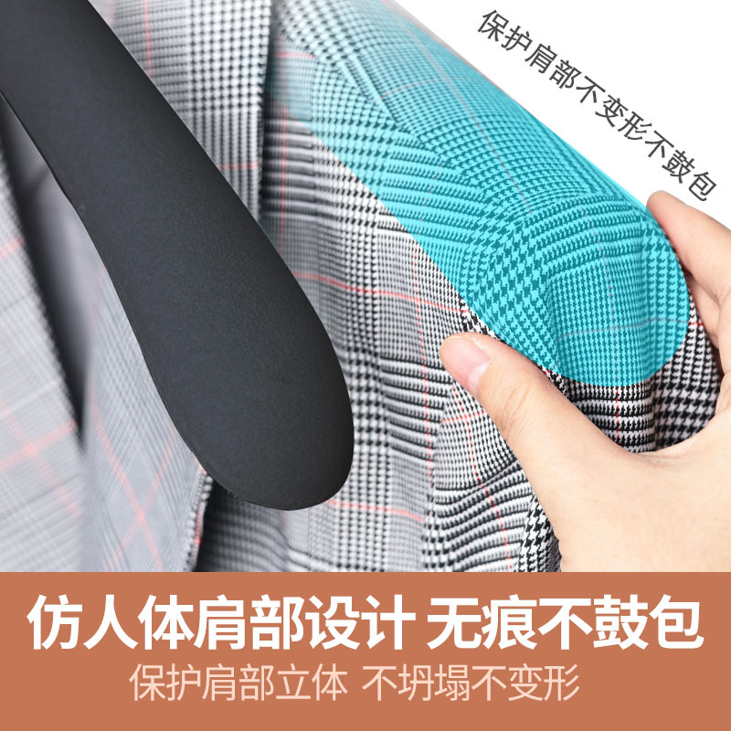 植毛高級スーツハンガー家庭用コート滑り止めたんすミンク毛皮セーター専用ビロード服掛け