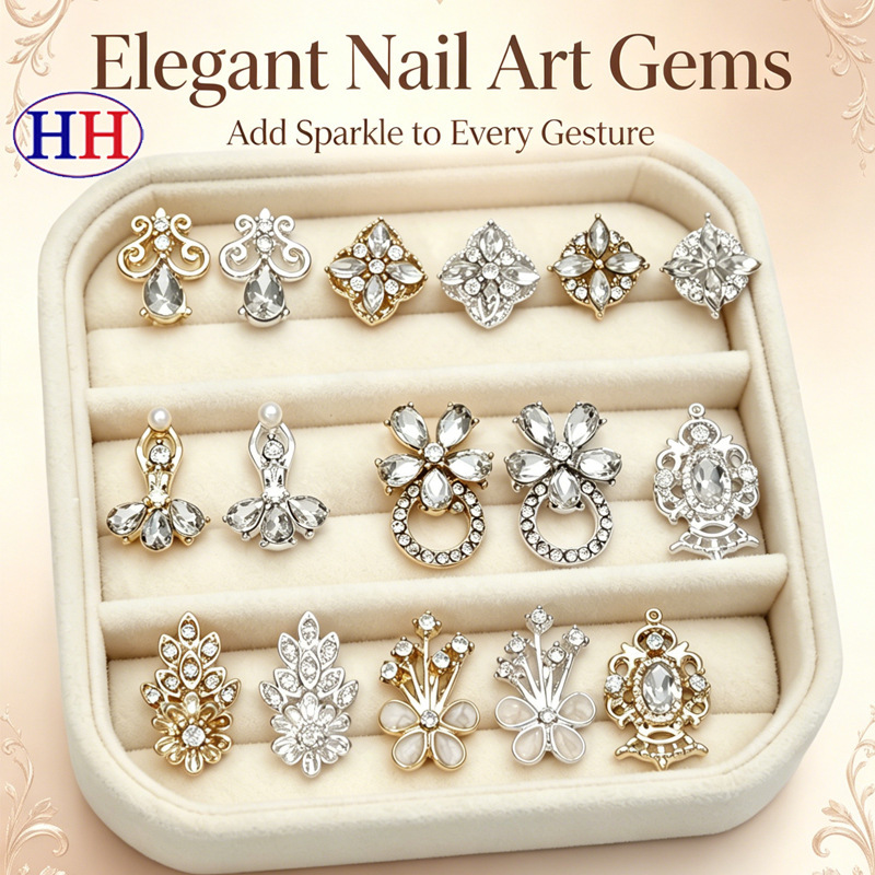 Dazzling, unique design, high-end nail art accessories, trendy and versatile crystal glass nail rhinestones wholesale Dazzling, unique design, high-end nail art accessories, trendy and versatile crystal glass nail rhinestones wholesale