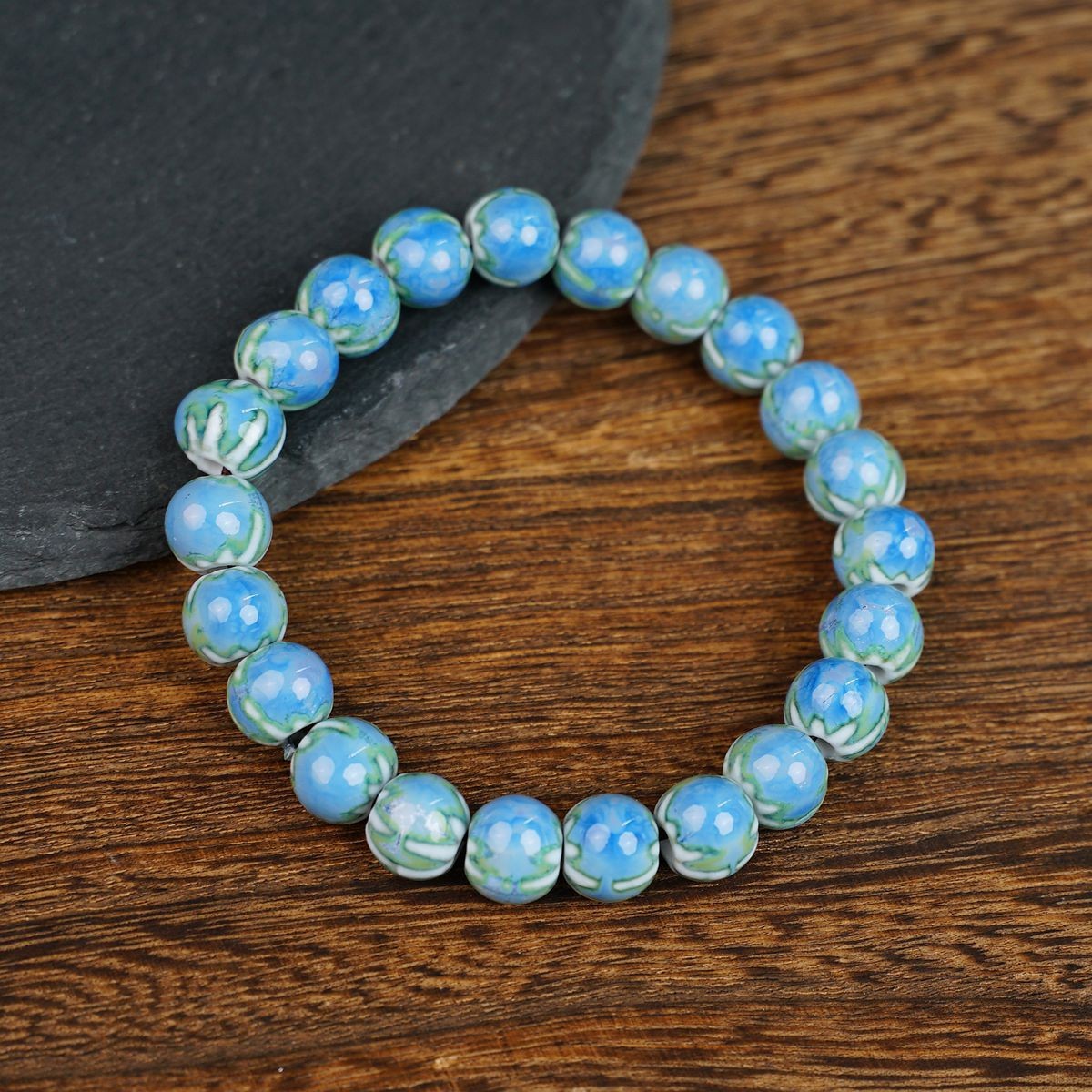 Jingdezhen pulsera de cerámica de verano mujer alta sensación galletas serie de gatos nicho diseño universal pulsera alta sensación