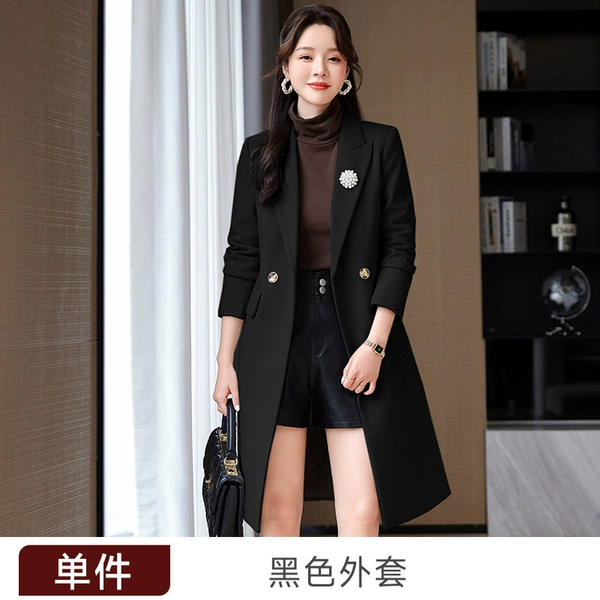 Black trench coat