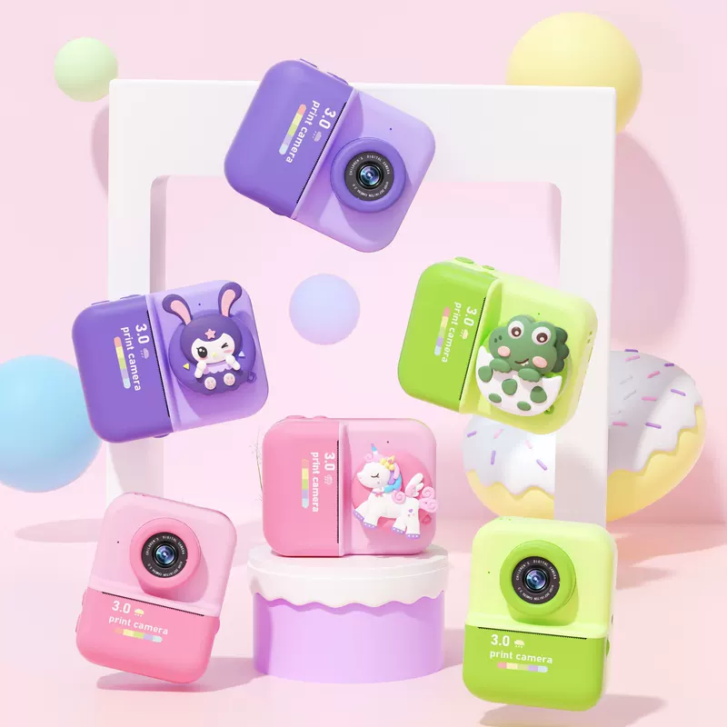 Polaroid, мультяшная мини-камера видеонаблюдения, цифровая игрушка
