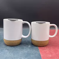 Пятно с изолированным пробковым дном керамическая чашка керамическая чашка бренд чашка с крышкой подарочная чашка Yuguang 380 мл