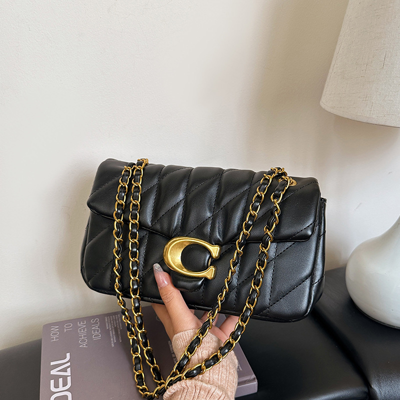 Cross-Border Live-Stream Hot-Selling Item: High-Quality New Versatile Quilted Shoulder Crossbody Bag, Trendy Chanel-Style Chain Small Bag Cross-Border Live-Stream Hot-Selling Item: High-Quality New Versatile Quilted Shoulder Crossbody Bag, Trendy Chanel-Style Chain Small Bag