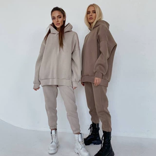 2022秋冬季新款亚马逊eBay欧美外贸女装时尚休闲运动套装两件套