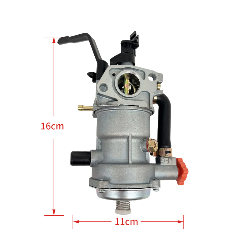 New cross-border model 168 engine unit dual-fuel carburetor 168F GX160 dual-fuel liquefied gas gasoline carburetor