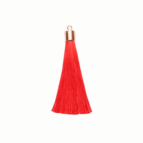 Ransu Flowing tassel 6cm small metal weight hat tassel earring accessories pendant bookmark tassel