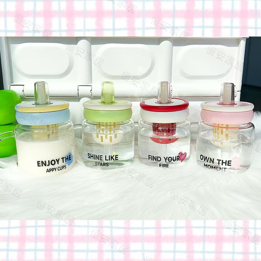 Beidi 대용량 유리 컵 높은 붕소 유리 고온 폭발 방지 여유로운 시간 즐기기