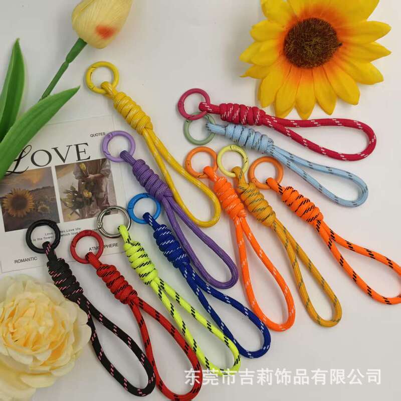 Short Handmade Woven Phone Lanyard Dopamine Design Camera Anti-Loss Strap Color-Blocking Wristband Hand Strap Key Lanyard Short Handmade Woven Phone Lanyard Dopamine Design Camera Anti-Loss Strap Color-Blocking Wristband Hand Strap Key Lanyard