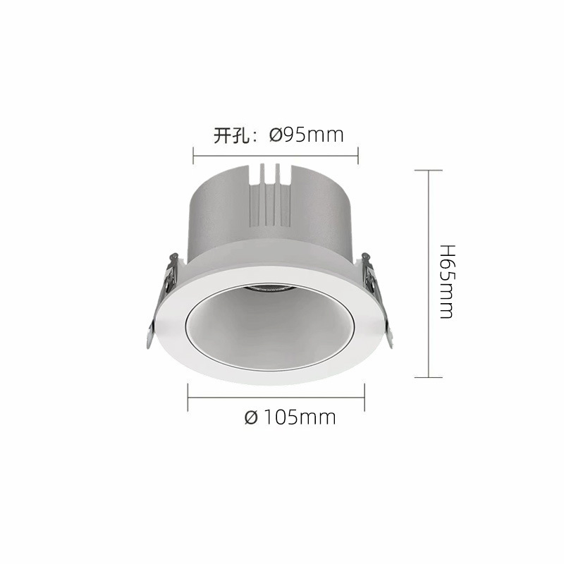 超薄型 COB 調整可能なスポットライト高 CRI ホームリビングルームホテルレストランペットショップスーパーマーケットヒルスポットライト|undefined