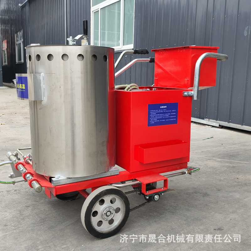 学校操场跑道划线手推式热熔划线机 路面标识停车位划线机 冷喷机