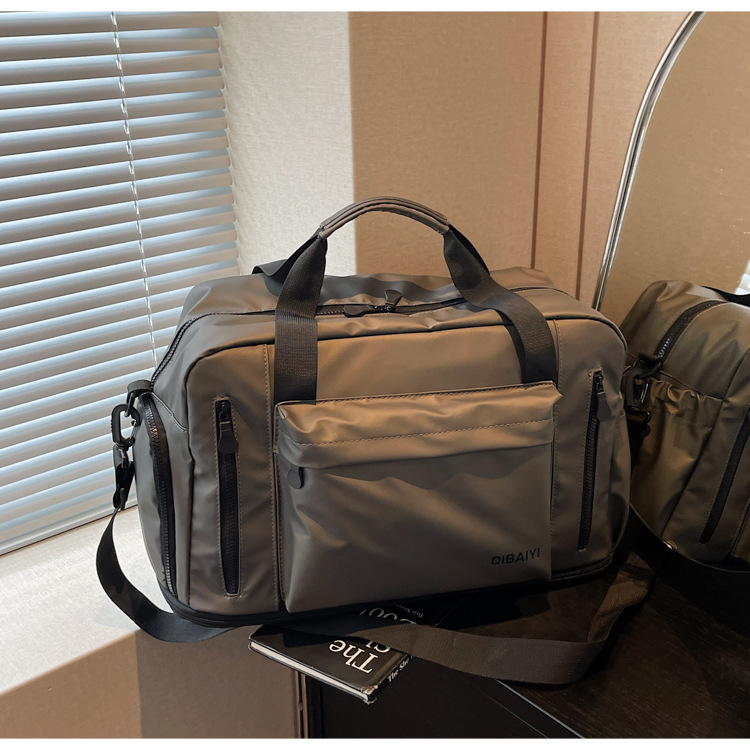 Großvolumige Kurztransport-Reisetasche, tragbar, Geschäftsreise, Tourismus, Bordgepäck, erweiterbar, Reisetasche, wasserdicht, dual-use nass und trocken, Fitness, 20