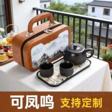 手工跳刀紫砂凤鸣壶大容量紫陶汉瓦壶家用高档茶壶手工旅行泡茶壶