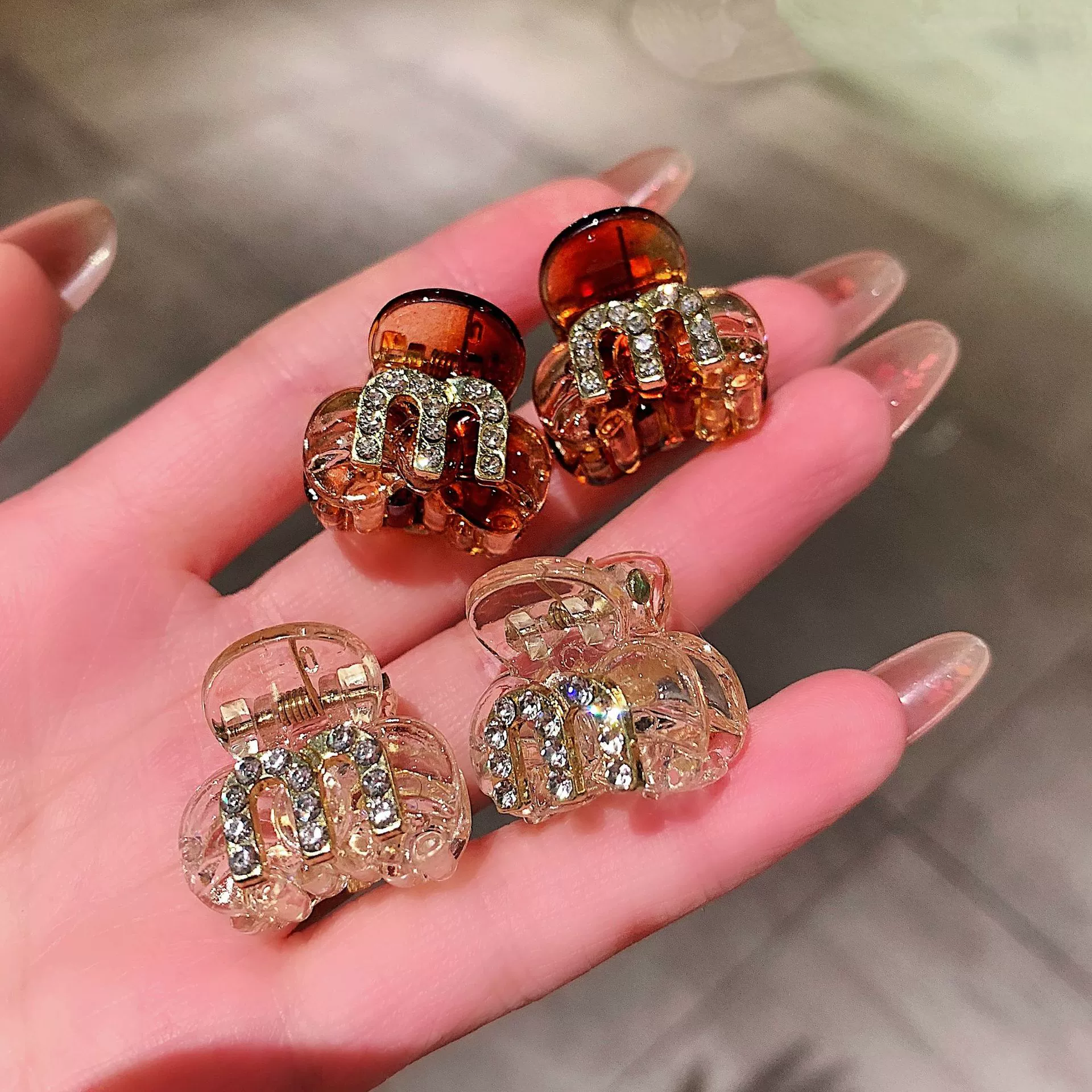 Маленькая заколка для волос, аксессуар для волос, Crab-pin, челка, стиль высокого качества