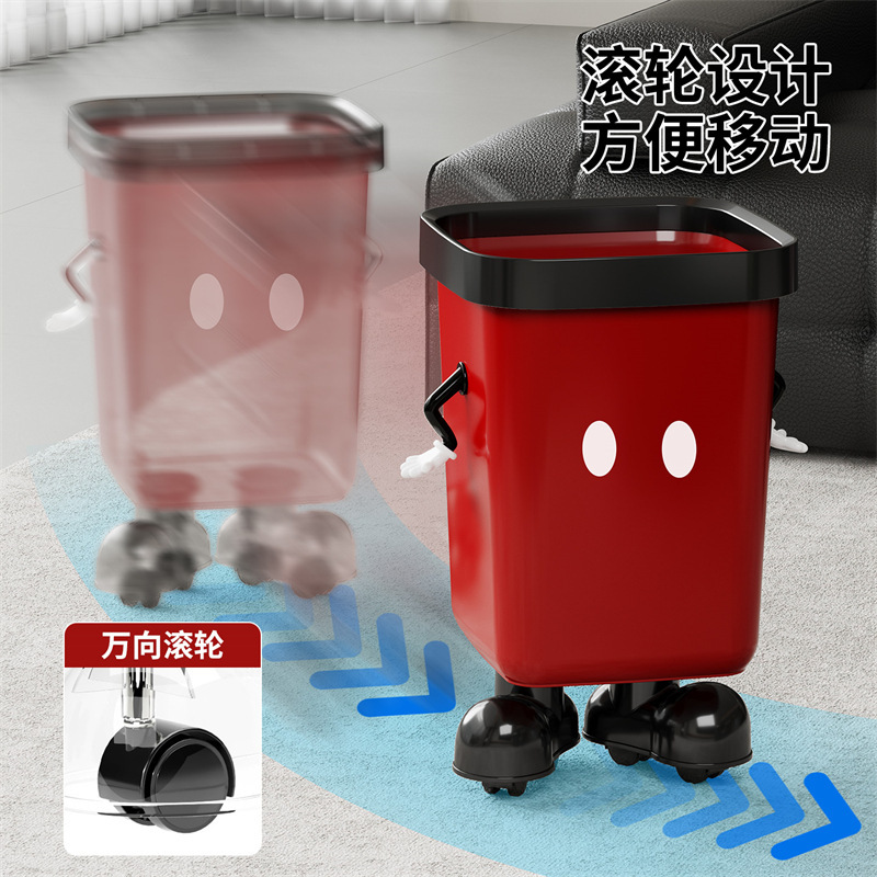 垃圾桶家用客厅厨房卧室厕所高颜值卫生间大容量可爱纸篓创意设计|undefined